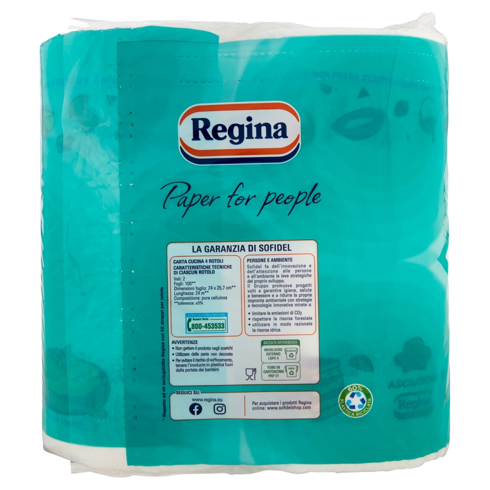 Regina Asciugoni carta cucina 4 rotoli